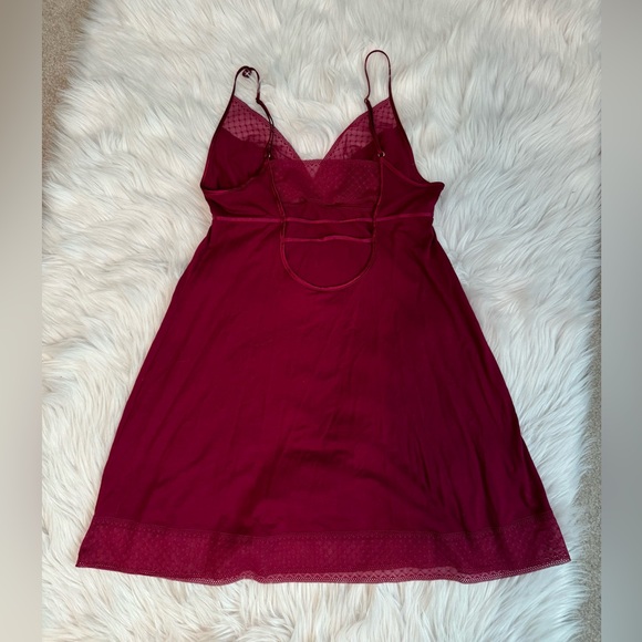 Victoria Secret Burgundy Negligee - Picture 2 of 5